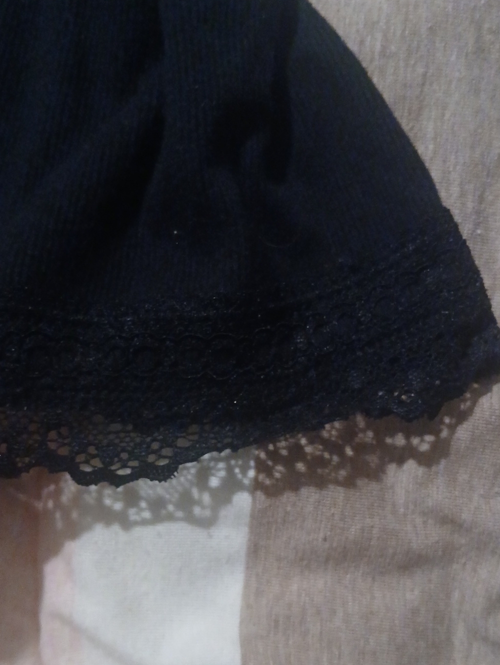 Aeropostale Black Lace-Trim Camisole